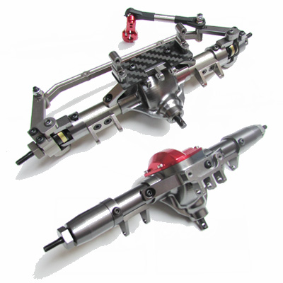 【DgLiLo】RC仿真攀爬车前后金属桥 直轴axial scx10车桥 D90 TFL - 图3