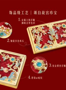 故宫淘宝｜故宫珍宝凤冠眼影盘