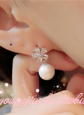 love韩国进口耳钉项链名媛同款