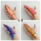 3D printing crocodile joints flexible and movable two-color colorful children toys hot gifts desktop ornaments can open your mouth