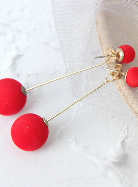 diy欧美日韩风毛球学生首饰