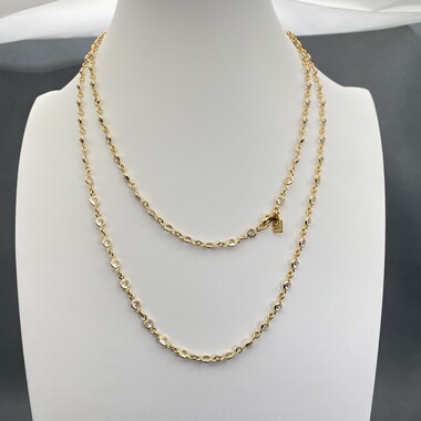 欧美外贸饰品时尚百搭气质个性夸张项链女多款颜色项链CH毛衣链