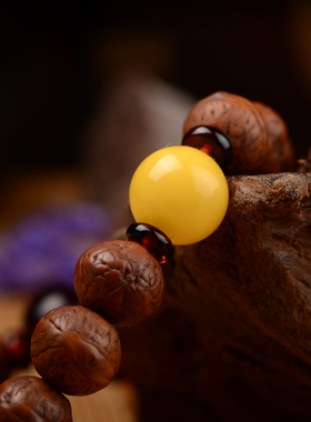 陈籽尼泊尔老凤眼菩提子佛珠