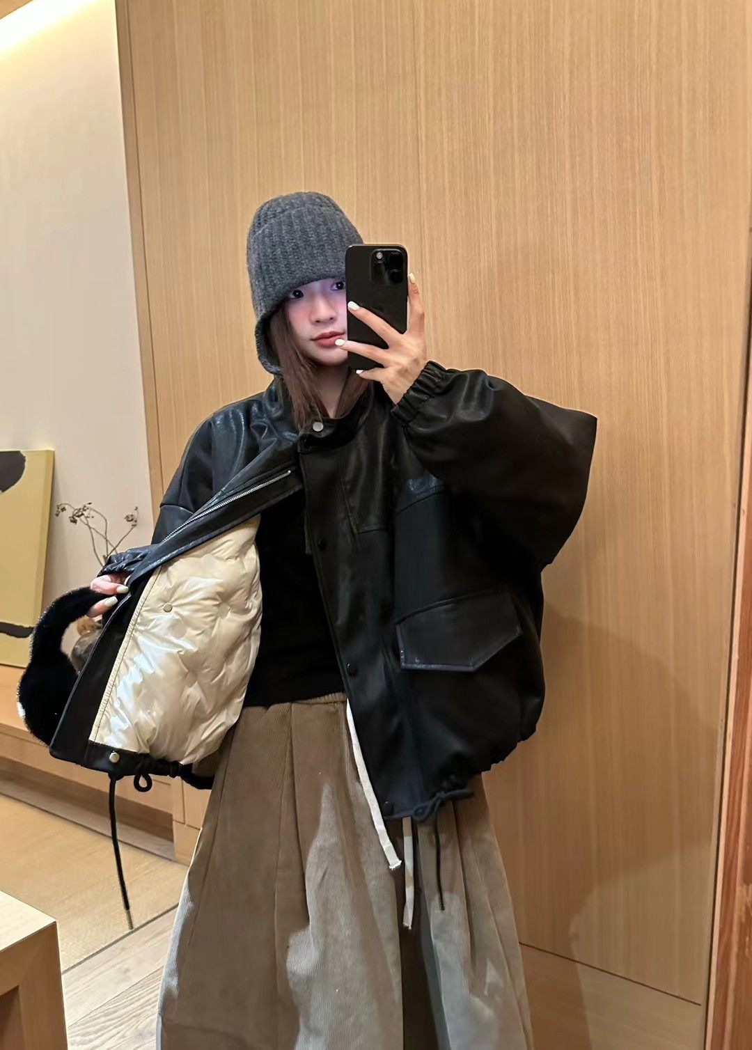 25165冬季新款韩版休闲宽松大版内胆羽绒保暖皮衣外套显瘦上衣女,淘宝优惠券,粉丝福利购,淘宝优惠卷