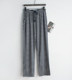 Ladies simple striped modal trousers home trousers