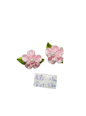 手工花 缎带花 丝带花 纱带花 绸缎花 胸花 婚纱服装饰花批1角9