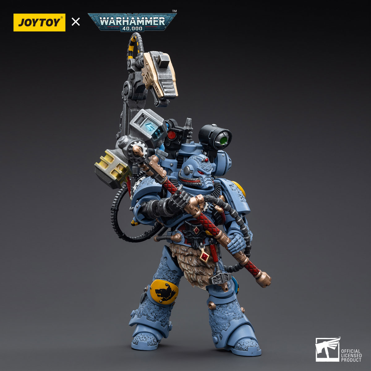 JOYTOY 暗源 战锤40k 1/18  太空野狼 钢铁牧师 可动兵人模型手办 - 图1