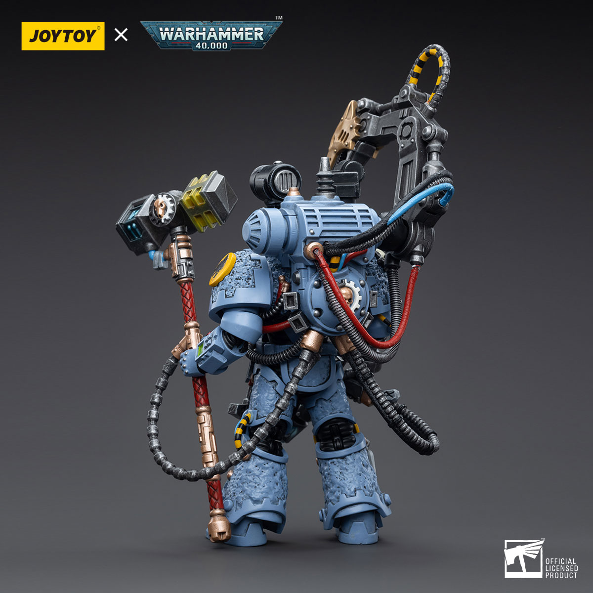 JOYTOY 暗源 战锤40k 1/18  太空野狼 钢铁牧师 可动兵人模型手办 - 图0