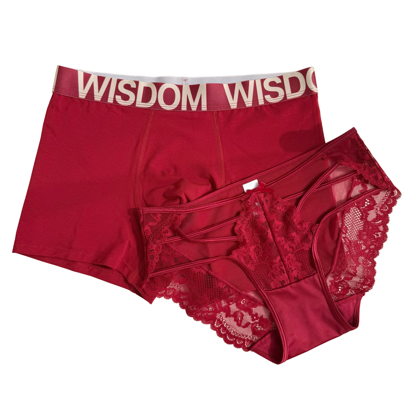 千禧爱恋~婚礼喜庆本命年安可拉红大红性感镂空蕾丝透明情侣内裤,淘宝优惠券,粉丝福利购,淘宝优惠卷
