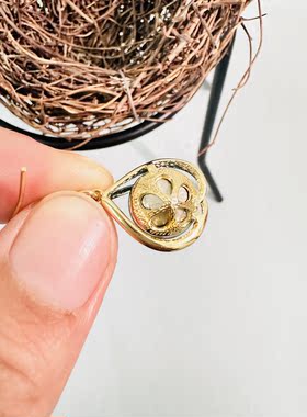深蓝色神秘感耳坠孤品超值清仓