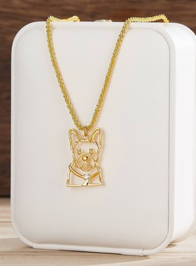 来图定制S925银宠物镶钻项链纯银diy猫猫纪念品吊坠礼物狗狗吊坠