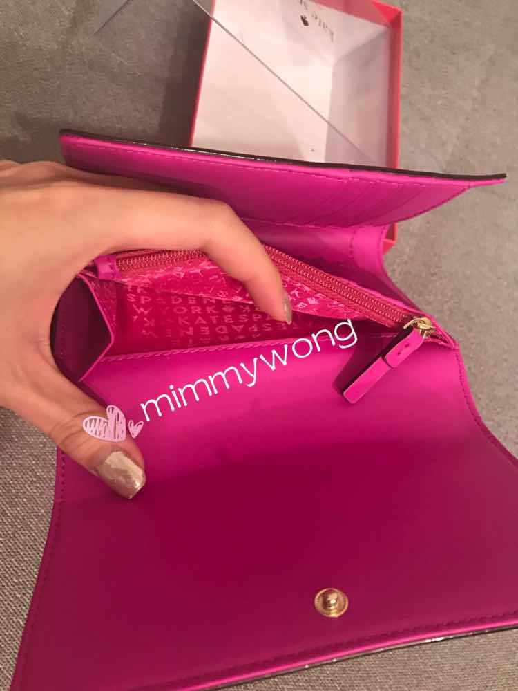 MTM美国购 kate spade KS 钱包礼盒牛皮皮夹蝴蝶结限量特价现货