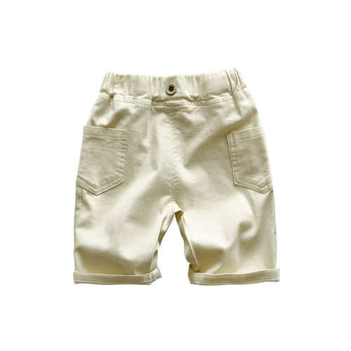Хлопковые летние тонкие шорты для мальчиков, детские штаны, свободный крой