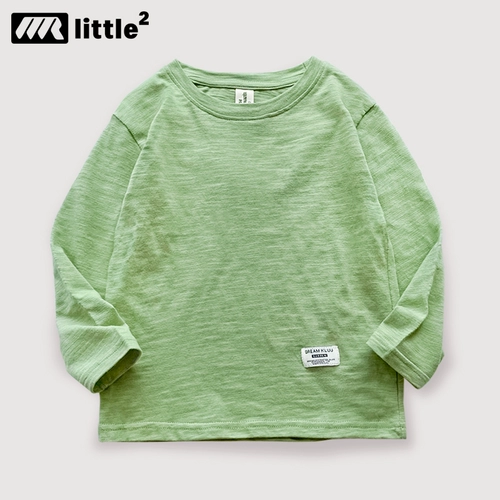 Детский лонгслив, осенняя хлопковая детская футболка подходит для мужчин и женщин для отдыха, подходит для подростков