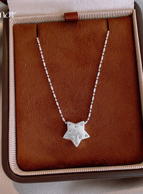 Star Zircon Necklace, Korean Minimalist Luxury Chain