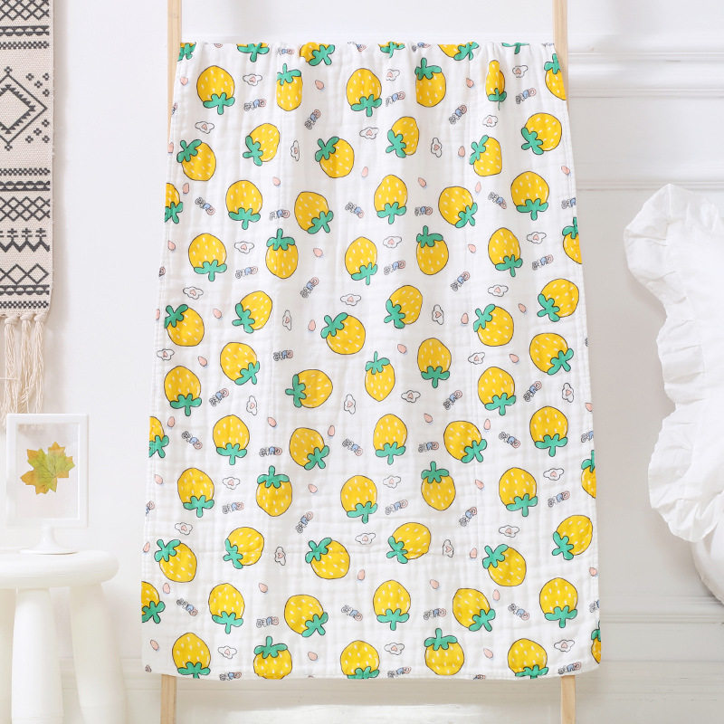 六层70*120cm泡泡棉纱布浴巾纯棉A类婴童宝六层纱布卡通洗澡裹巾,淘宝优惠券,粉丝福利购,淘宝优惠卷