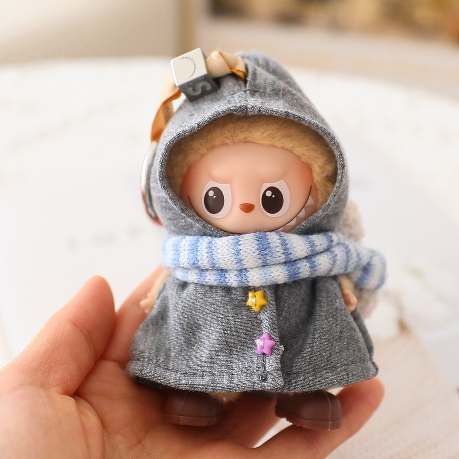 四代labubu娃衣迷你版拉布布4.0衣服卫衣帽子马甲背心斗篷装扮鞋,淘宝优惠券,粉丝福利购,淘宝优惠卷