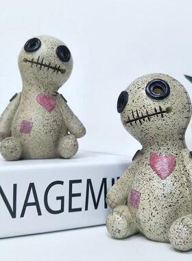 跨境热销可爱娃娃桌面摆件创意家居装饰玄关餐厅桌面办公室工艺品