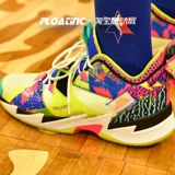 Приостановленное движение Jordanwhy Not Zer03 Wizhuo 3 All-Star Basketball Shoes CD3003-102
