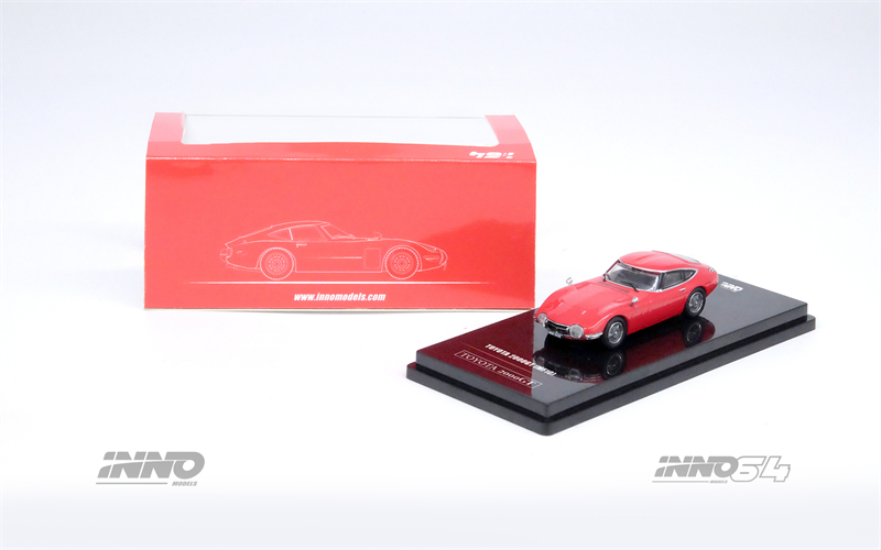 现货|2000GT MF10 白色 红色 INNO 1/64 丰田车模型 合金静态收藏 - 图0