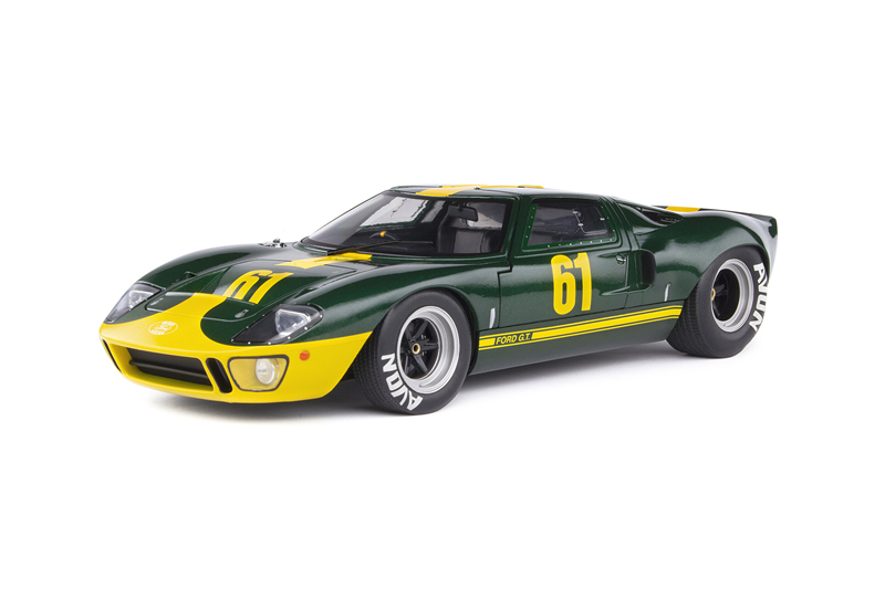 出货|福特 FORD GT40 MK1#61 绿色 1986 Solido 1/18 车模型 - 图2