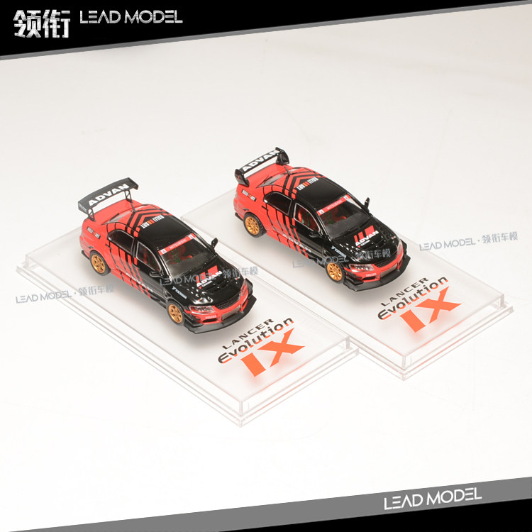 现货 Advan 三菱evo9 Ix 九代cm Model 1 64 宽体改装车模型