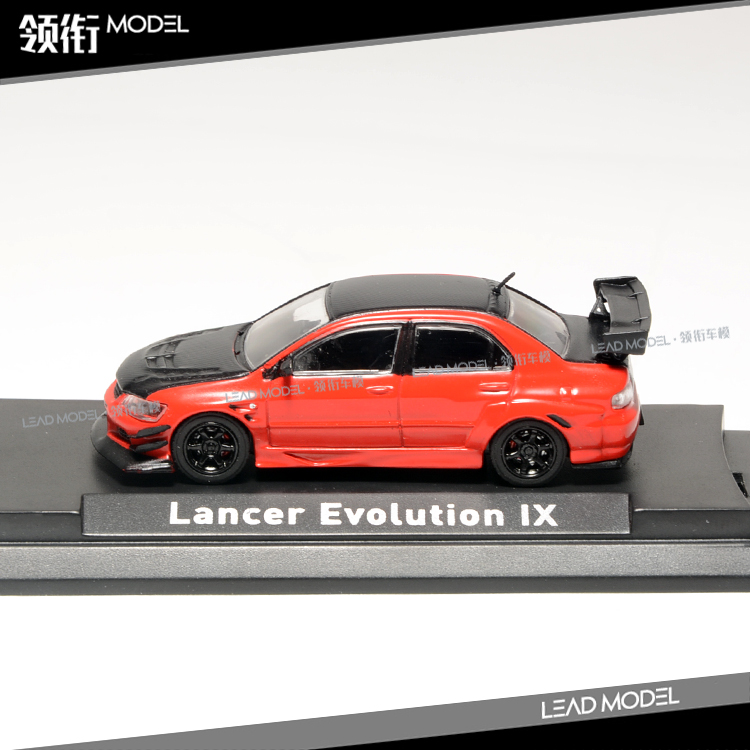 现货 Cm Model 1 64 三菱evo Ix 九代宽体红改装车
