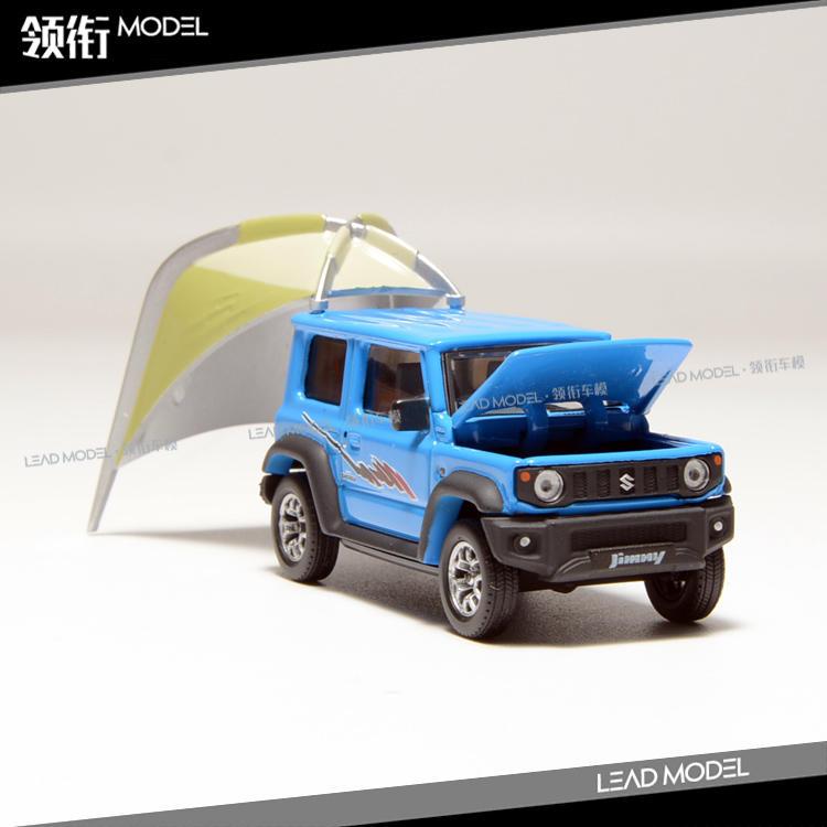 现货|ERA CAR 1/64 Suzuki jimny 铃木 吉姆尼 带帐篷 车模型 - 图1