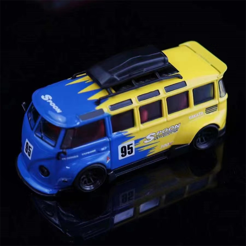 现货|VW T1 Kombi宽体改装版 LF Lang feng Model 1/64 车模型 - 图3