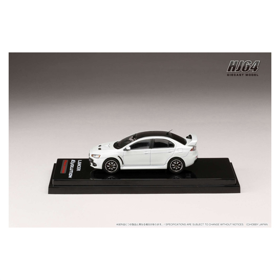 预订|LANCER EVOLUTION EVOX 十代 黑顶 HJ HOBBY 1/64 车模型 - 图0