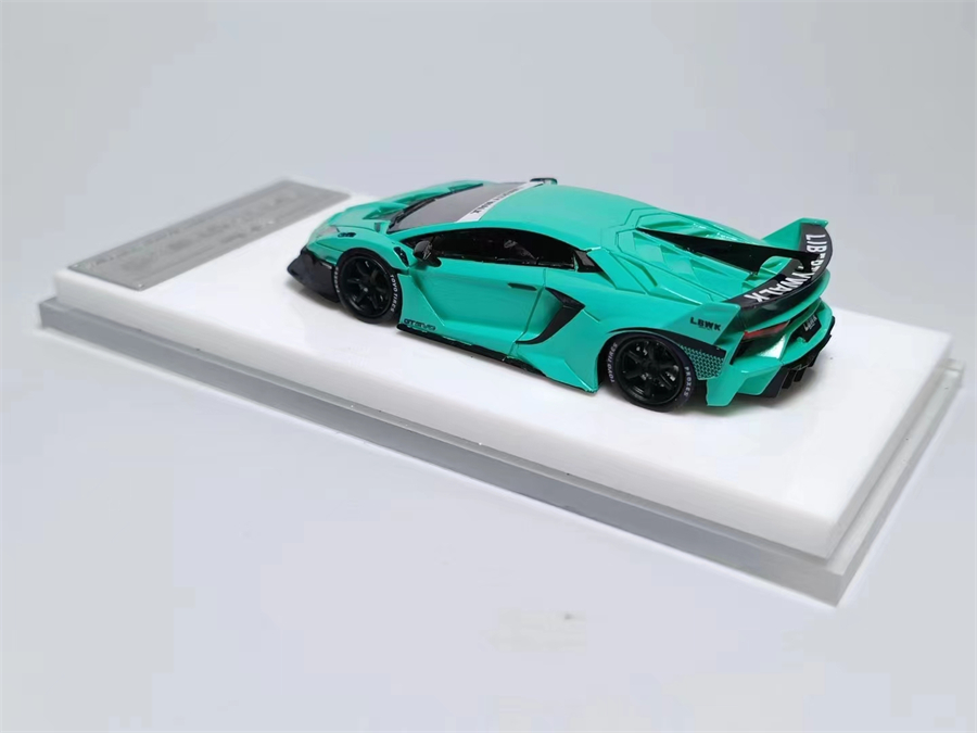 现货|Aventador GT EVO LBWK LP700 ScaleMini 1/64 薄荷绿车模型 - 图3