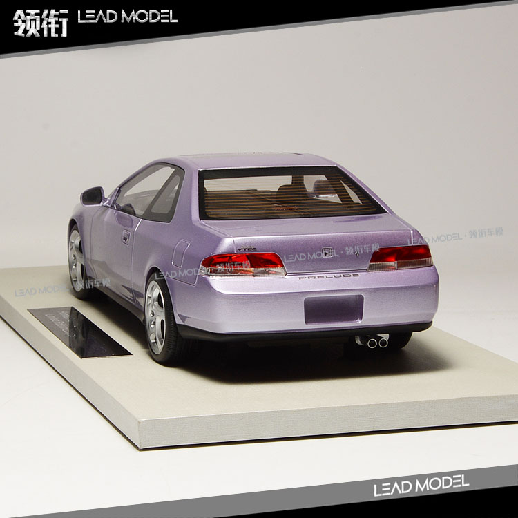 现货|1997 本田 Prelude 紫色 LS 1/18 树脂经典车模型 收藏 送礼 - 图0