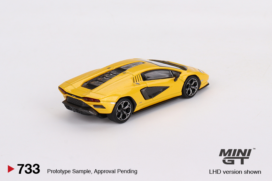 预订|Countach LPI 800-4 Giallo Orion TSM MINIGT 1/64车模型-图0