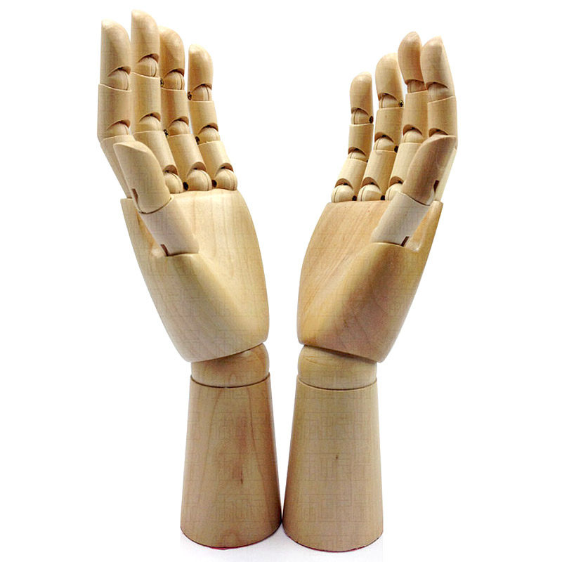 wooden hand puppet