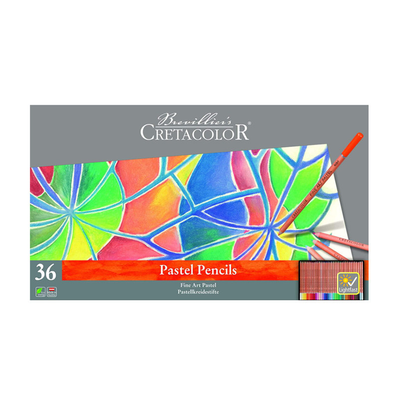 奥地利CRETACOLOR卡塔彩铅粉彩色粉铅笔 高品质12/24/36/72色套装,淘宝优惠券,粉丝福利购,淘宝优惠卷
