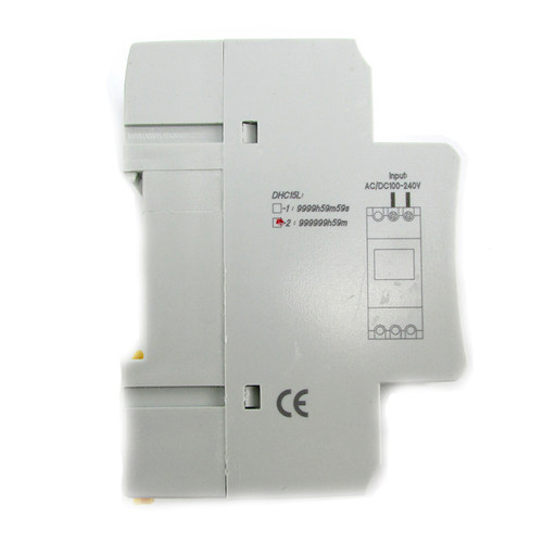 温州大华DHC15L累时器999999h59m累计时间HOURS DHC15L-2导轨安装 - 图0