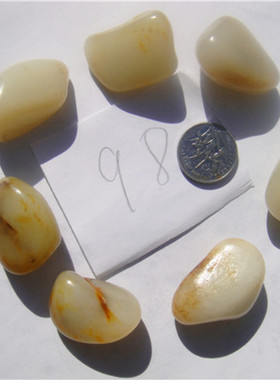 大颗粒原石手链新疆和田玉籽料