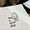 Pure silver 999 wheat ear filigree ring attracts wealth and luxury