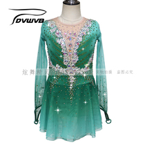 Dazzling genie customized figure skating performance dress dance performance Childrens adult female dress a1086