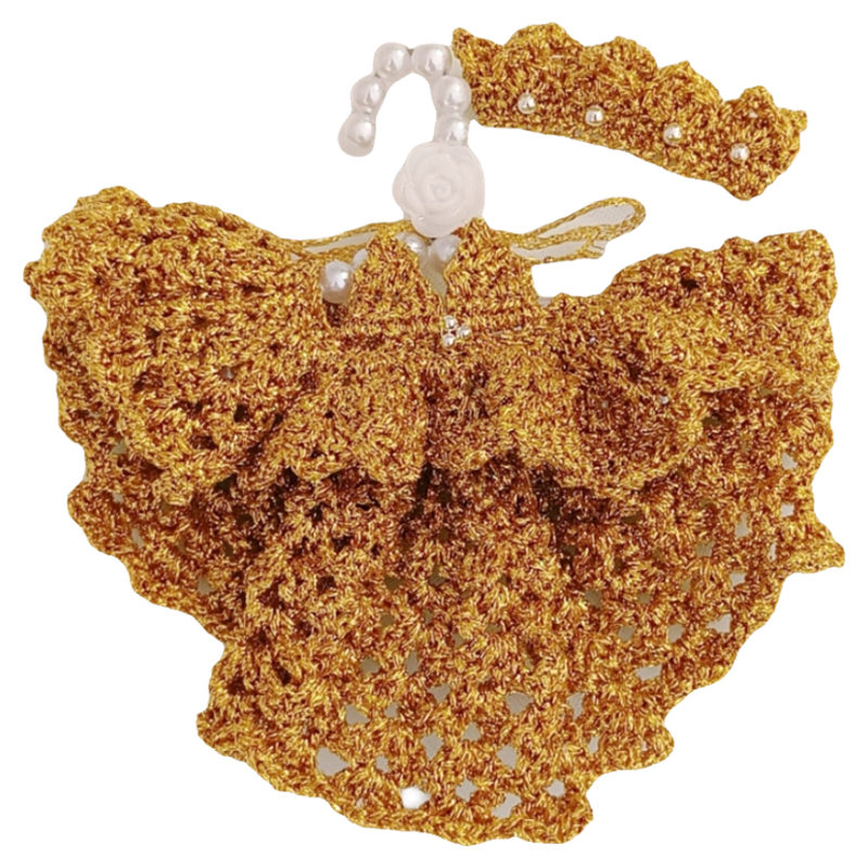 17cm拉布布限定款拖尾礼服高定娃衣labubu周边手工钩针材料包教程,淘宝优惠券,粉丝福利购,淘宝优惠卷