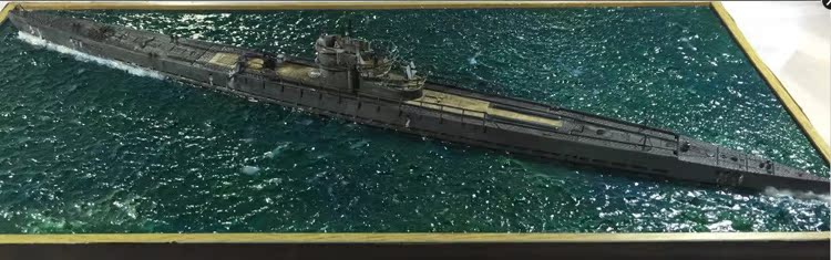 正品 二战德国海军U-511潜艇 1：200电动拼装舰船军舰模型