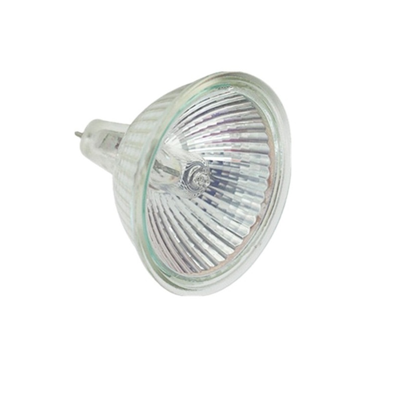 LED射灯泡220伏两针GU5.3插脚12V老款嵌入式天花筒灯MR16玻璃灯杯 - 图3