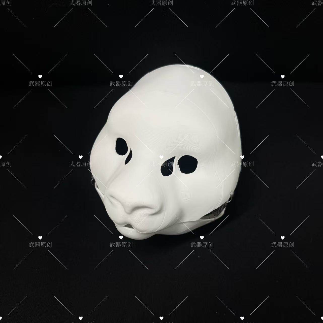 写实熊猫兽头头骨原创建模兽偶配件可动鄂下巴配牙齿头壳福瑞,淘宝优惠券,粉丝福利购,淘宝优惠卷