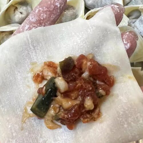 非预制下单现包上海特色皮蛋鲜肉黑皮大馄饨2盒24个速食早餐点心 - 图3