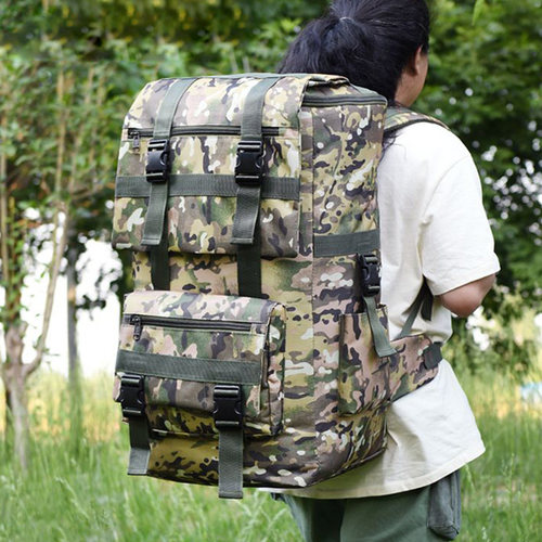 超大容量登山旅行双肩包旅游双肩托运背包户外行李棉被搬家背囊 - 图2