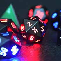 Rechargeable Red Blue Light Electric Dice Suit Dragon with Underground City Table Cruise Kuluu Runner Glowing Digital Color Subsieve