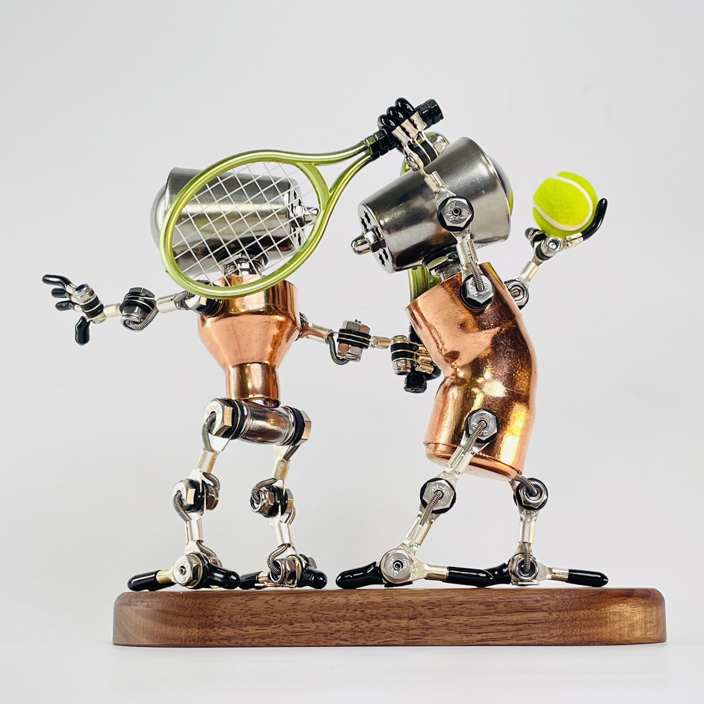 网球大师 车载赛博运动手办桌面摆件机械组合 机器人玩偶创意礼物,淘宝优惠券,粉丝福利购,淘宝优惠卷