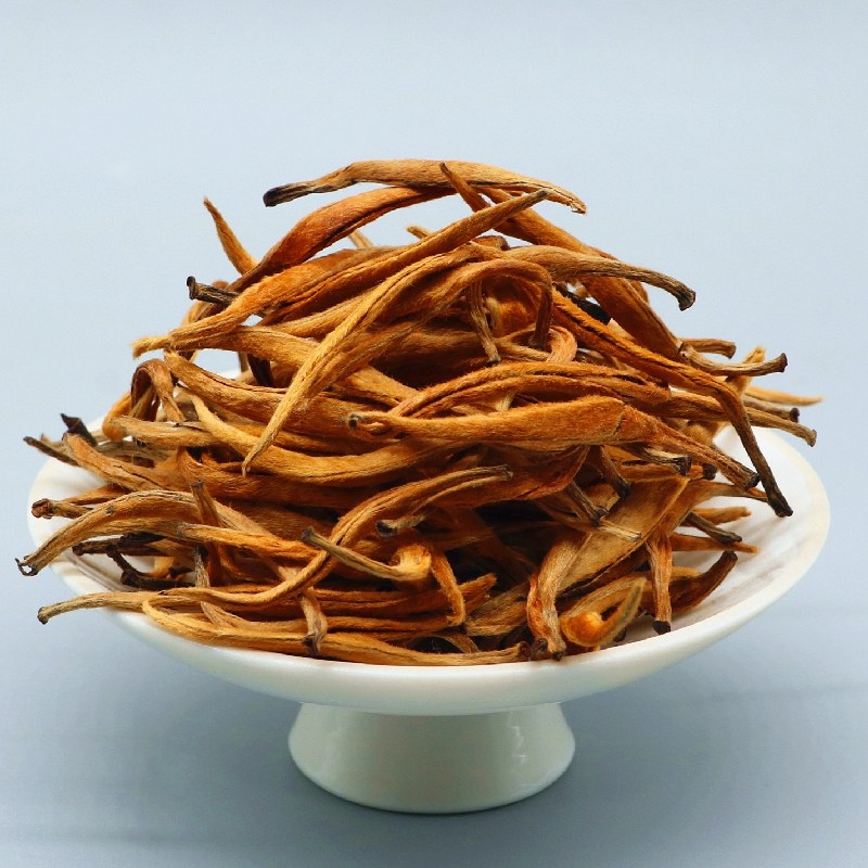 滇红茶2023年春茶云南凤庆滇红大金芽特级单芽蜜香100g散装茶叶_虎窝淘