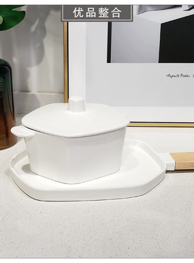 厨房仿真花托盘挂画组合软装饰品