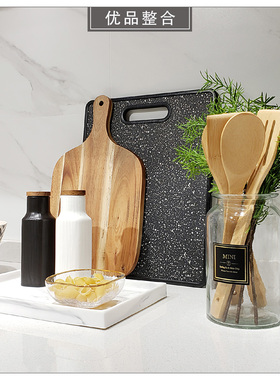 厨房新中式风仿真花组合软装饰品